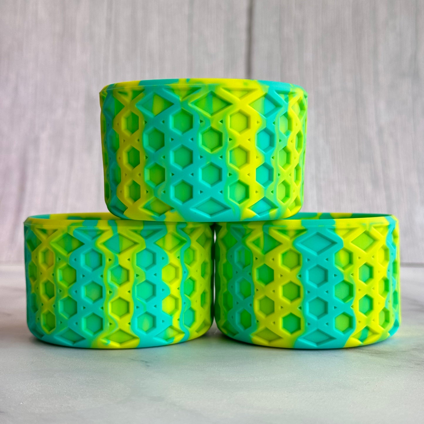 TROPICAL TEAL REMIX WAFFLE Tumbler Boot