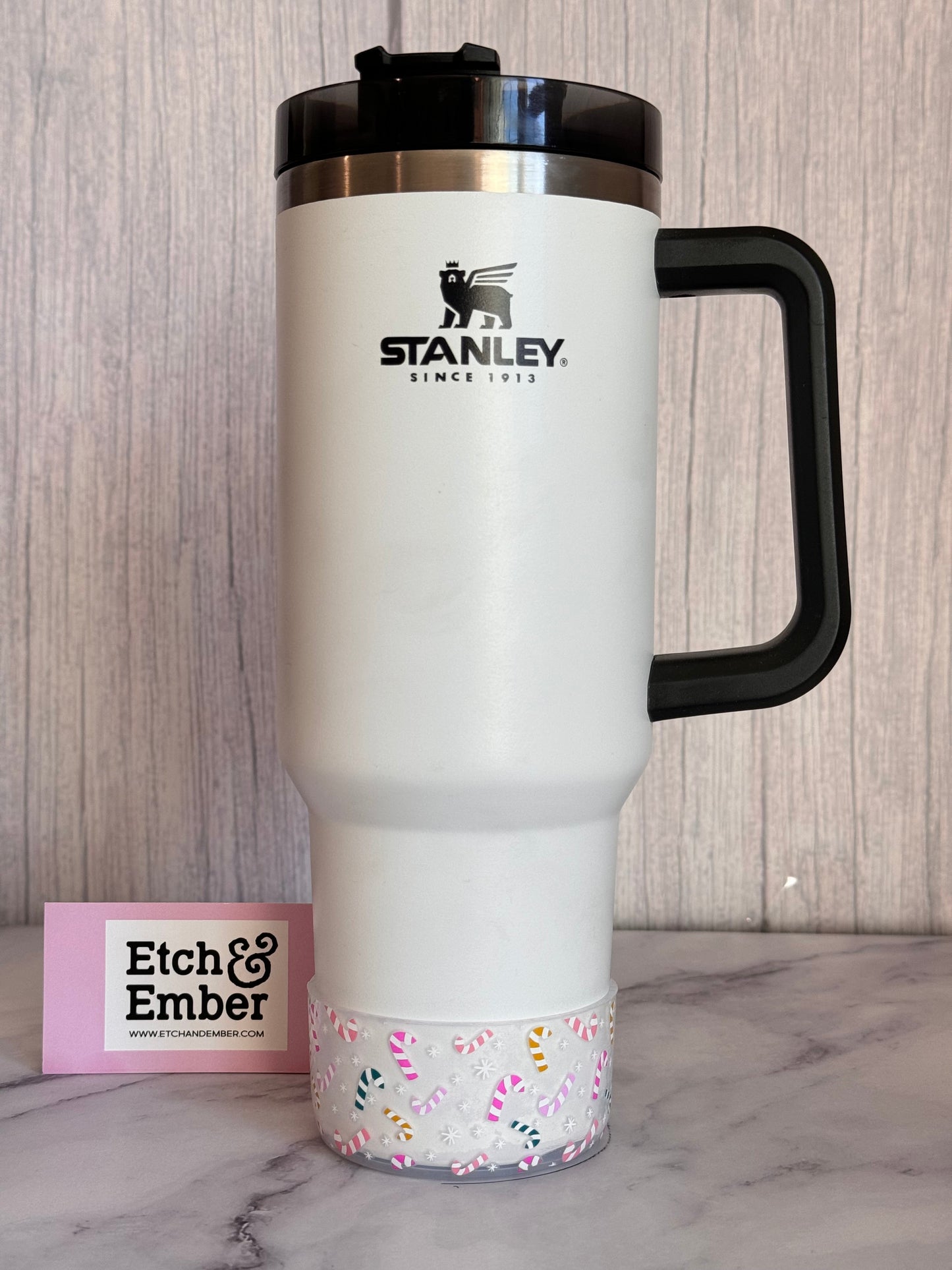 Christmas Candy Canes Tumbler Boot