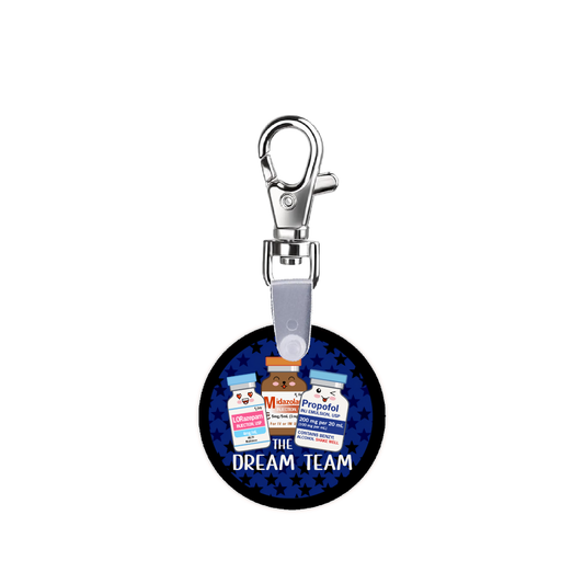 The Dream Team Sedation Drugs Smart CodeClip Keychain