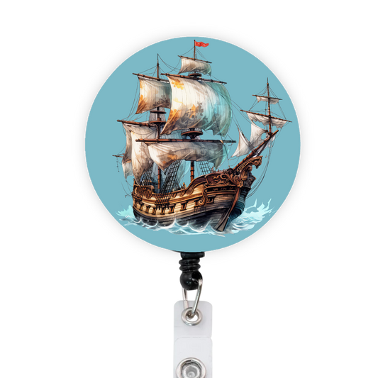 Old Ship Attached Badge Reel