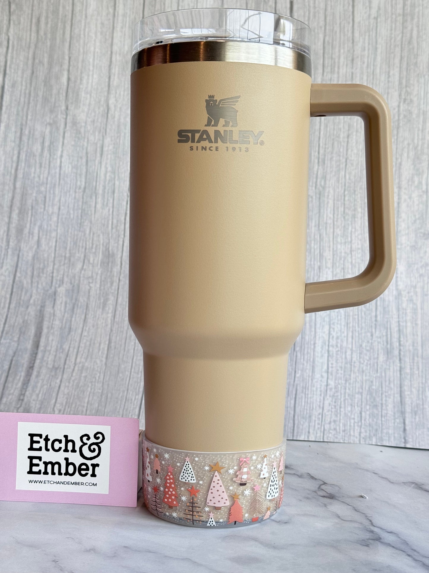 Neutral Christmas Tumbler Boot