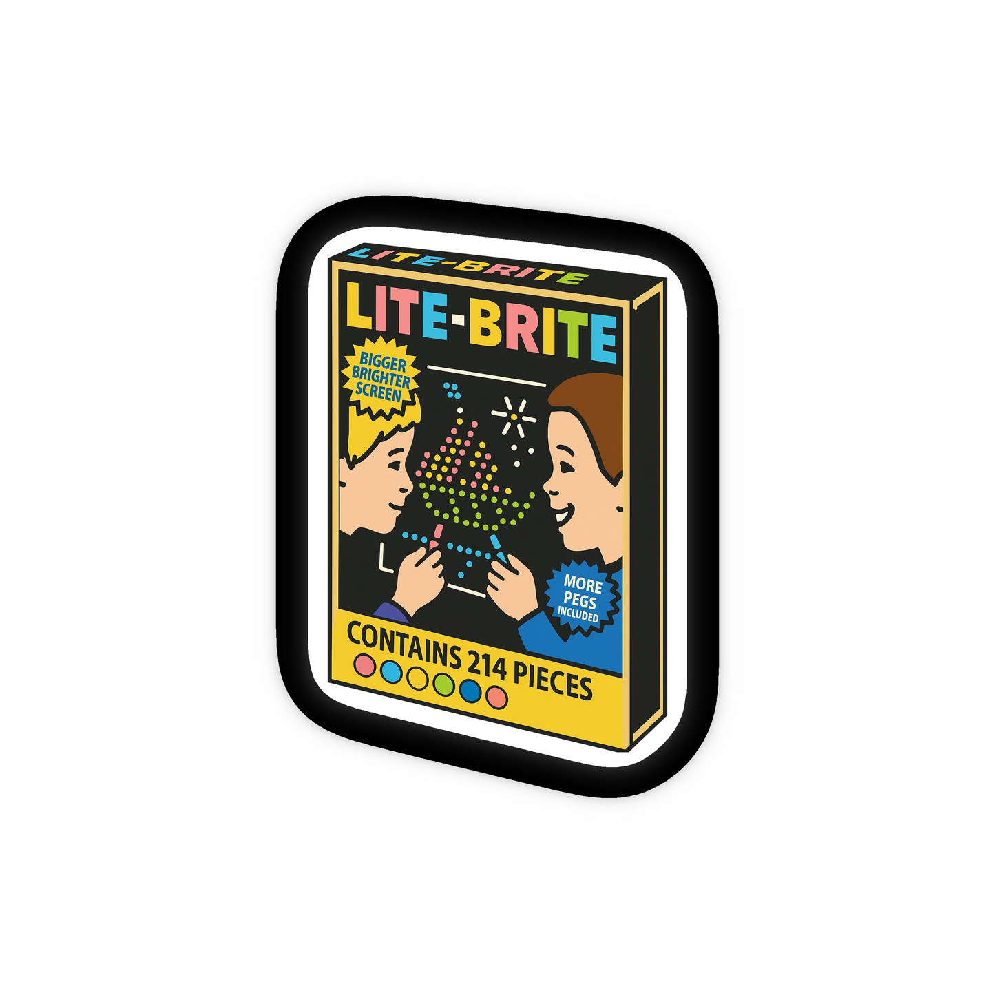 Retro Lite Brite GlamClip