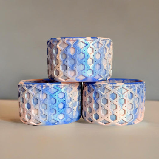 Royal Blue Bliss Waffle Tumbler Boot