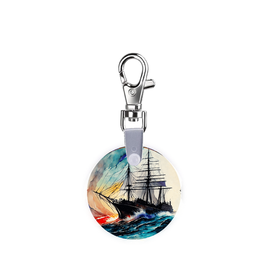 Old Ship Smart CodeClip Keychain