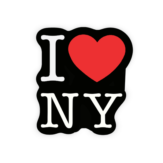 I Heart NY Iron On Glitter Pop Culture Patch