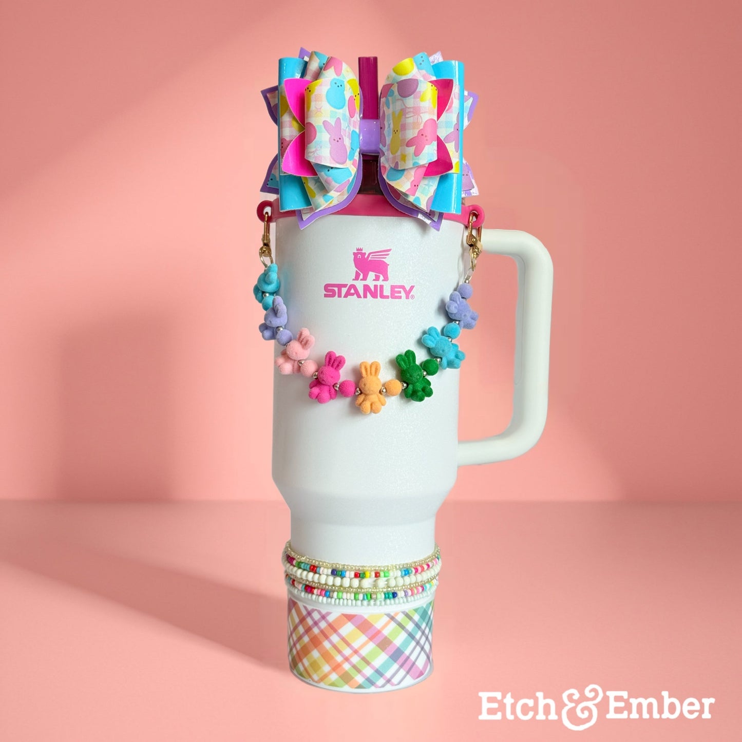 Vintage Pastel Plaid Tumbler Boot