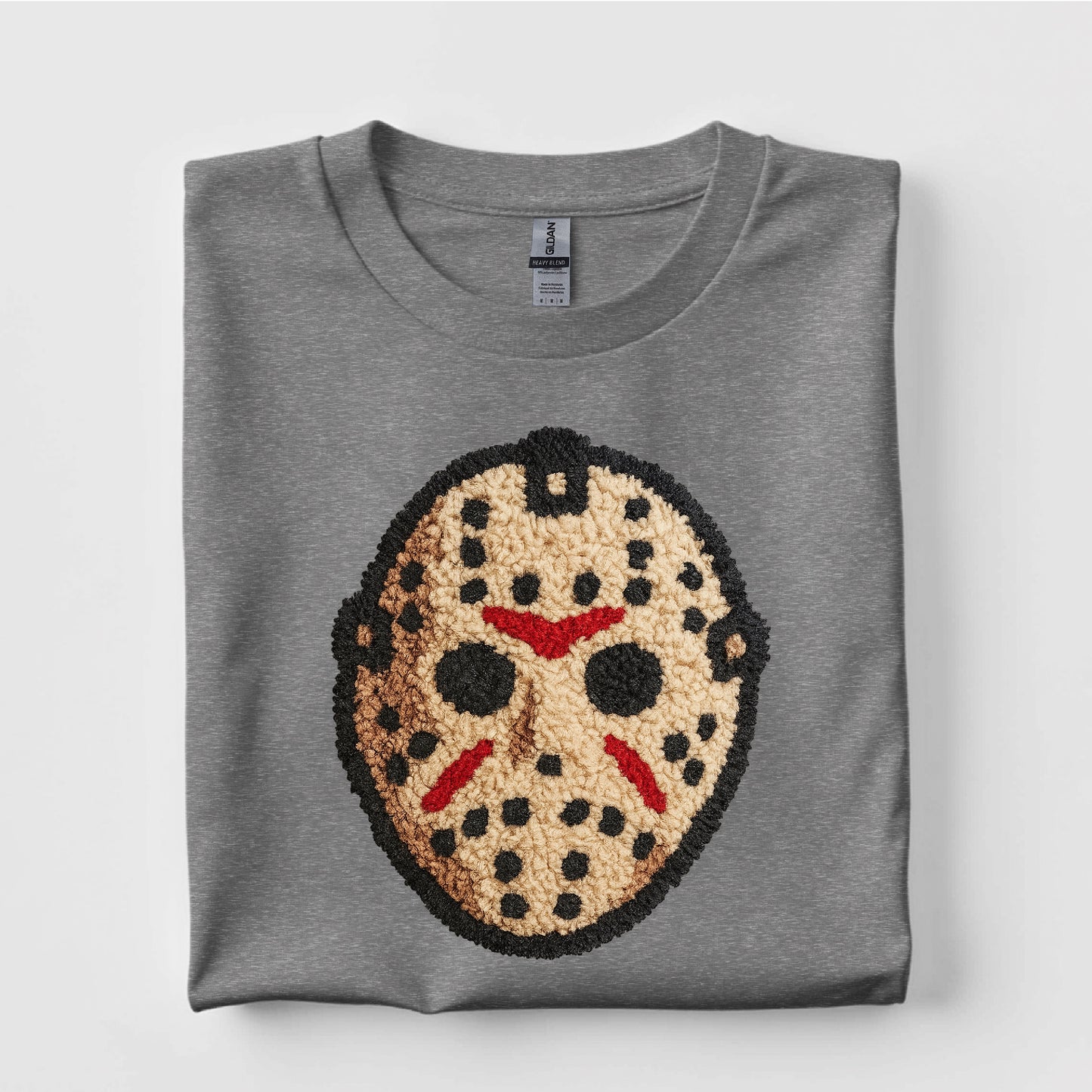 Jason Voorhes Faux Yarn Graphic T Shirt