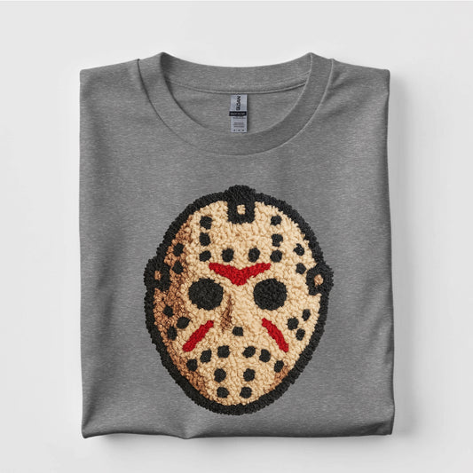 Jason Voorhes Faux Yarn Graphic T Shirt