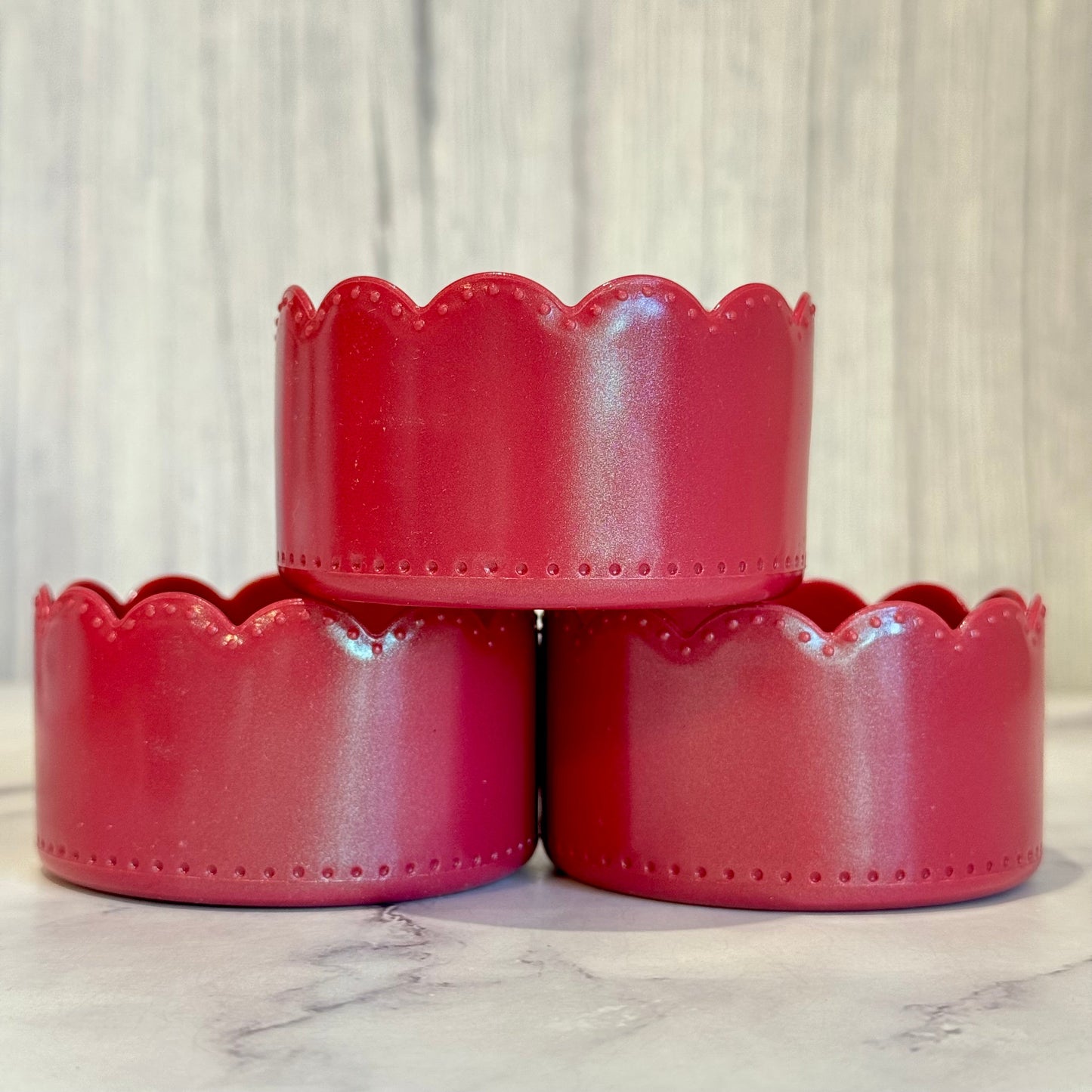 Winterberry Shimmer Scallop Tumbler Boot