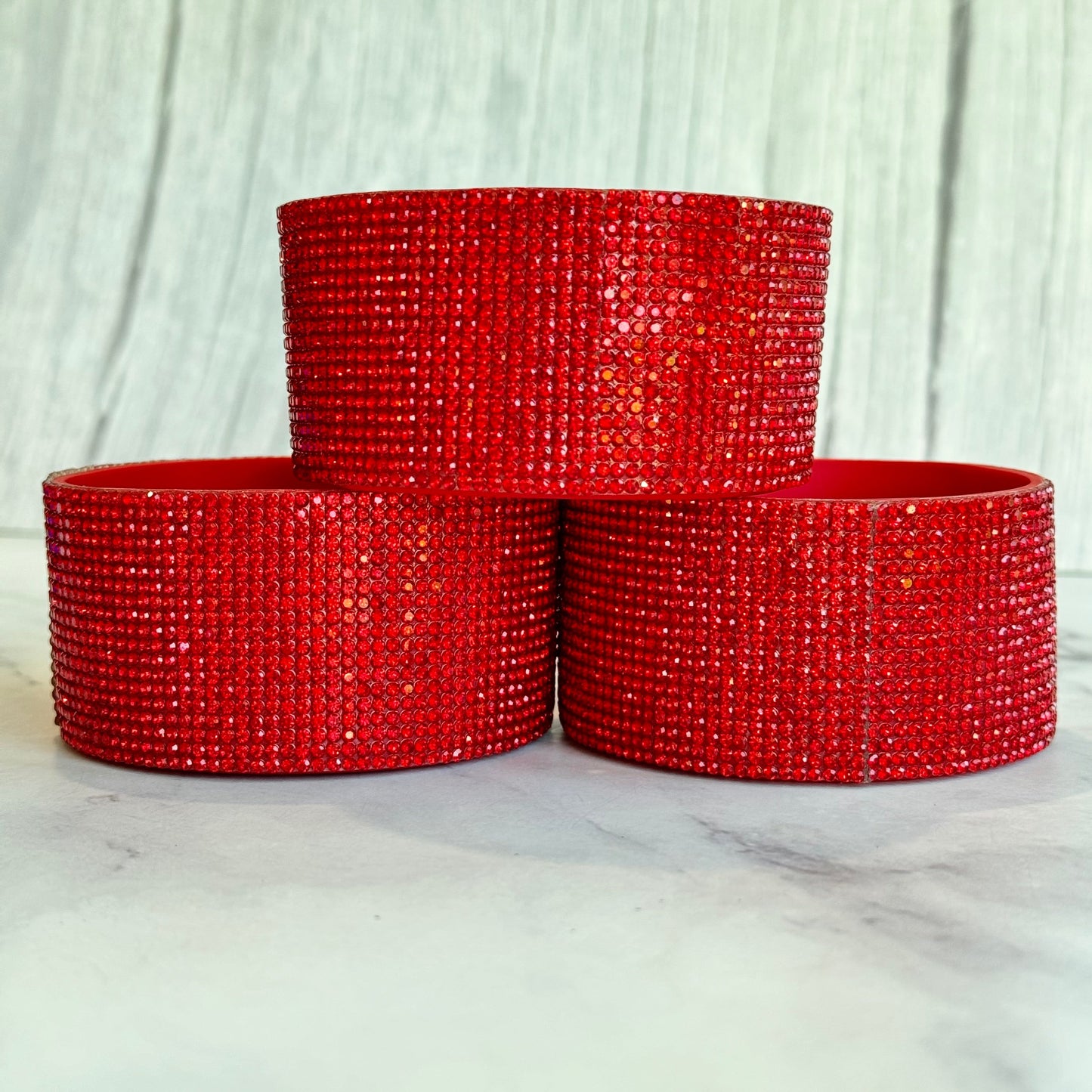RED GARNET BLING Tumbler Boot