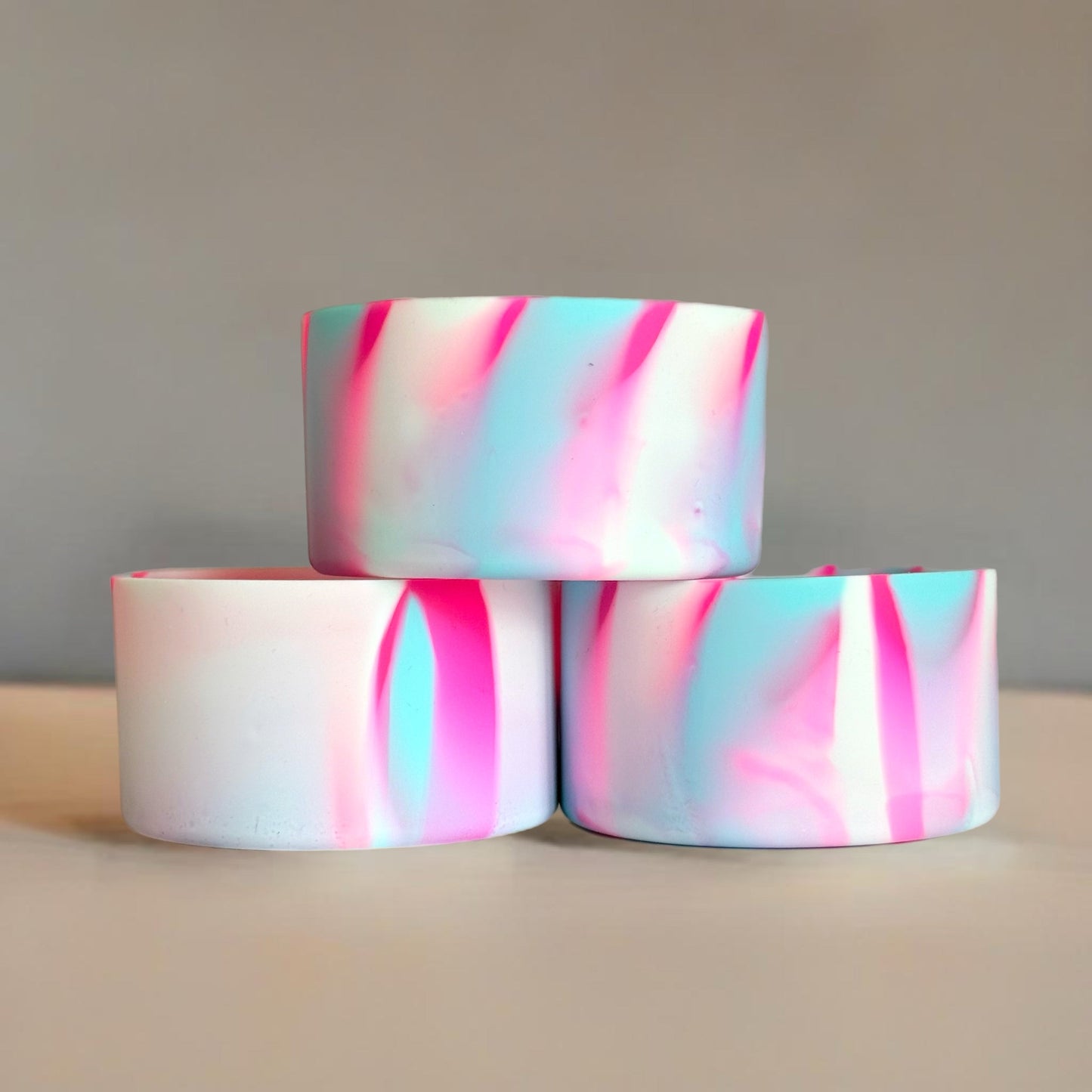 Pink Teal Swirl Tumbler Boot