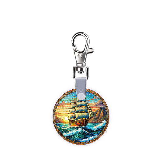 Old Ship Smart CodeClip Keychain