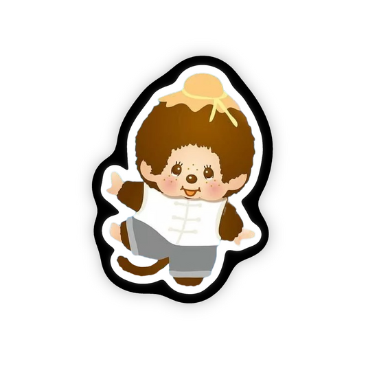 Brown Monchichi Dancing GlamClip