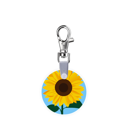 Sunflower Smart CodeClip Keychain