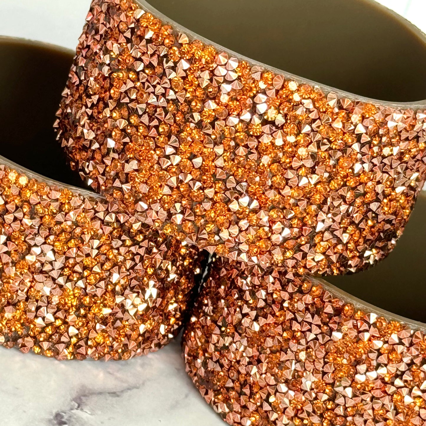 Rose Gold Druzy BLING Tumbler Boot