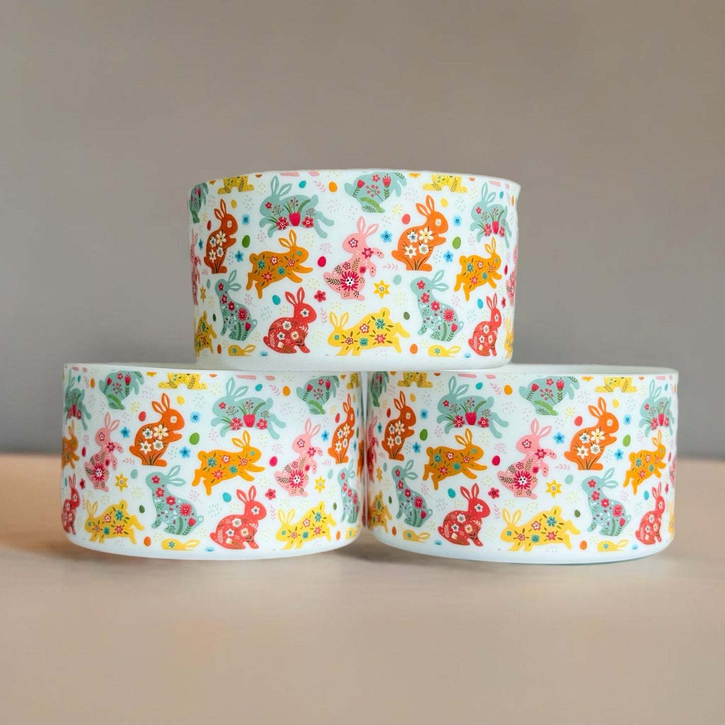 Spring BUNNIES Tumbler Boot NEW!