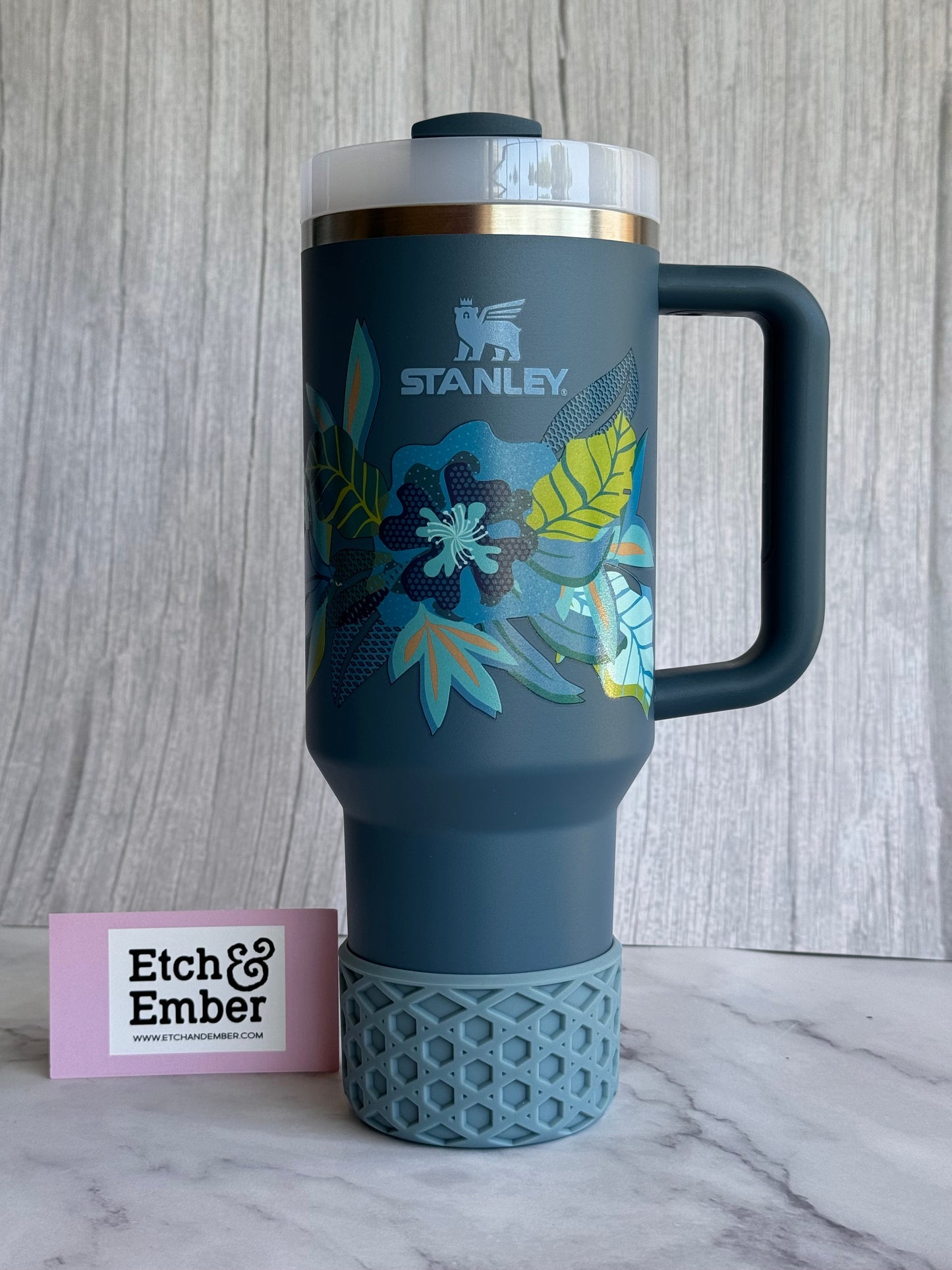 Denim Waffle Tumbler Boot