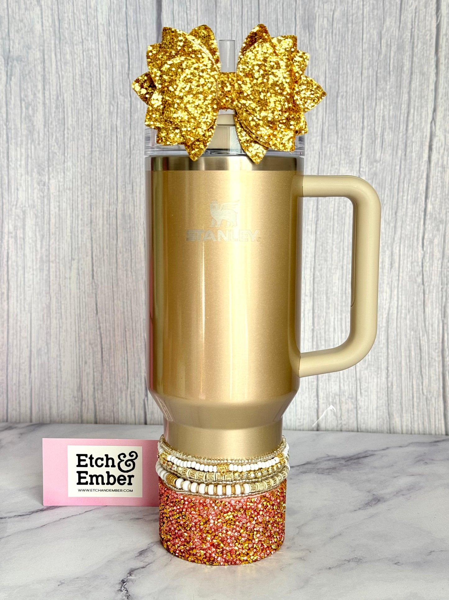Glinda Pink Druzy Tumbler Boot
