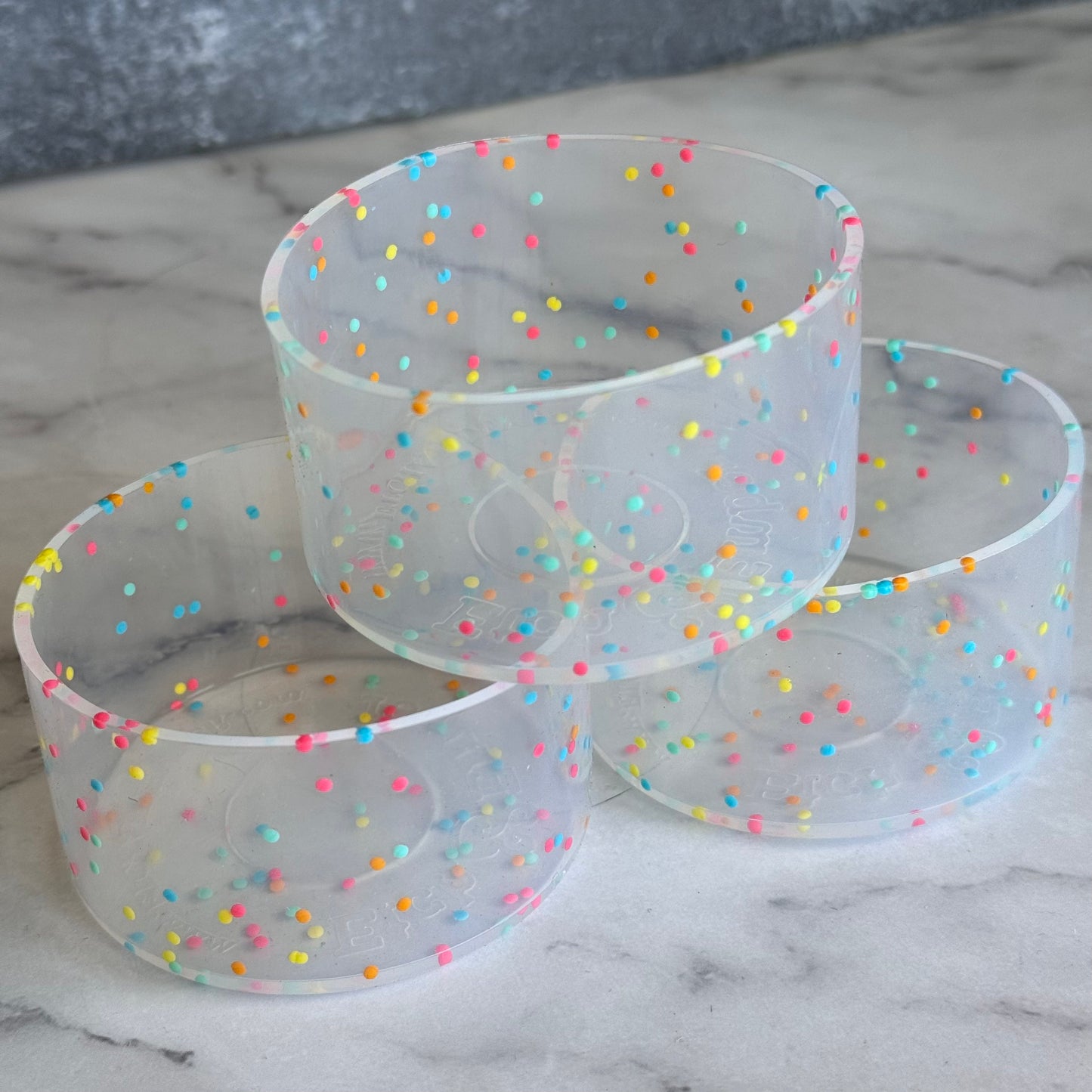 CLEAR CONFETTI Tumbler Boot