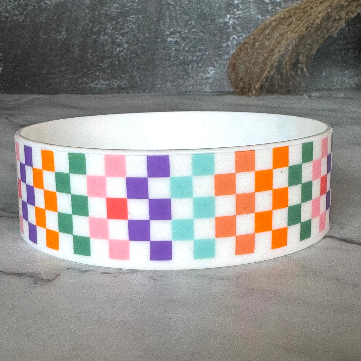 COLORED CHECKERS 50oz Bertha Boot for Simple Modern Tumblers -