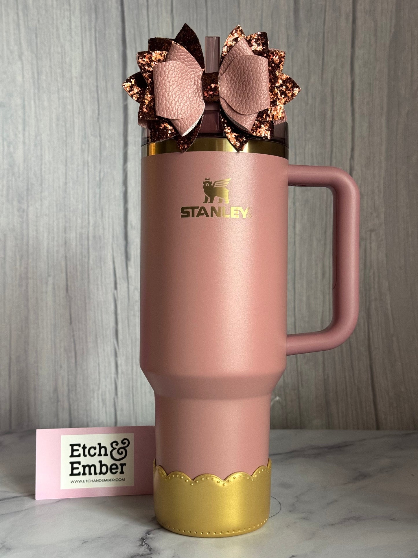 Metallic Honey Scallop Tumbler Boot