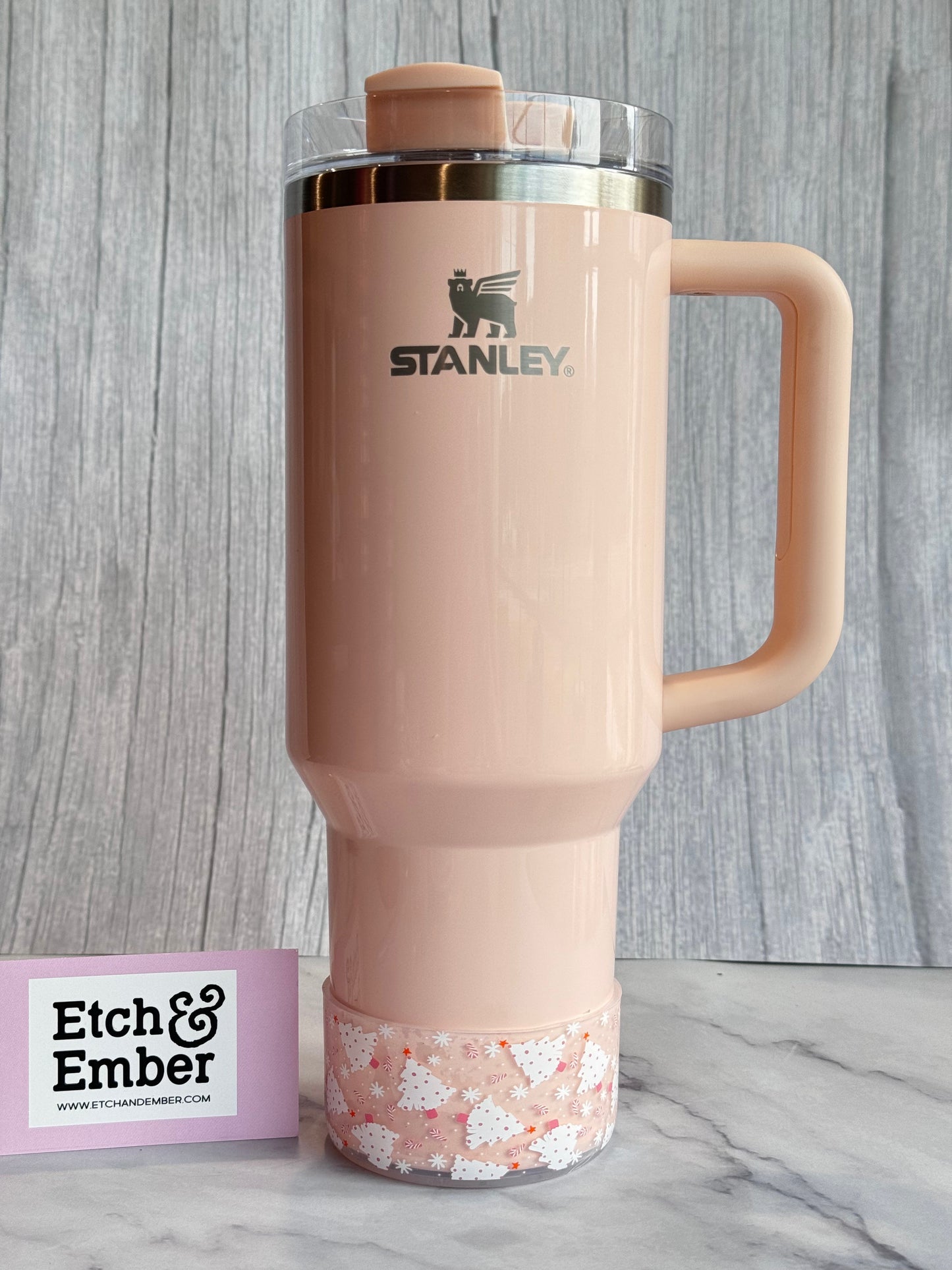 Candy Cane Christmas Tumbler Boot