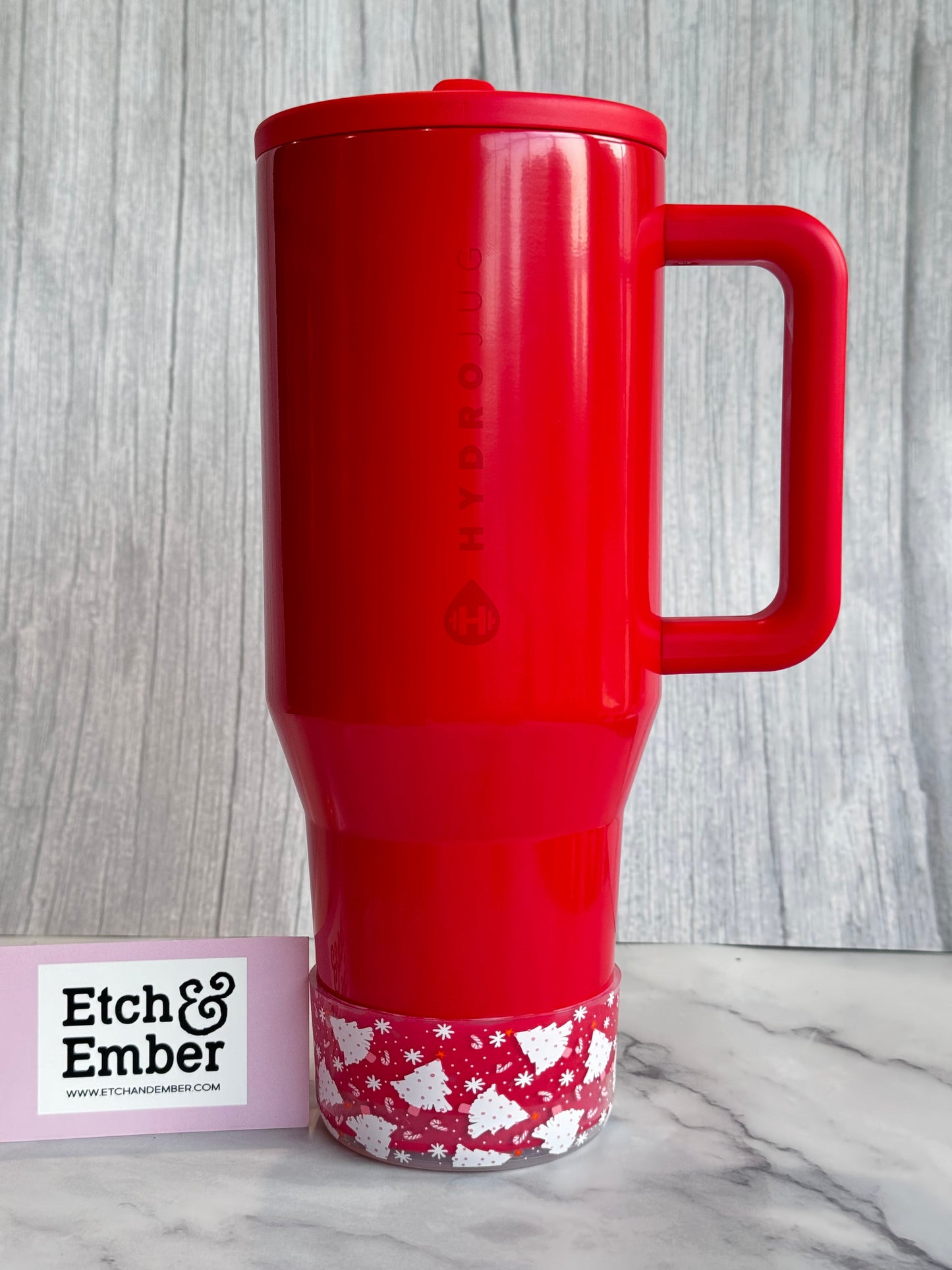 Candy Cane Christmas Tumbler Boot
