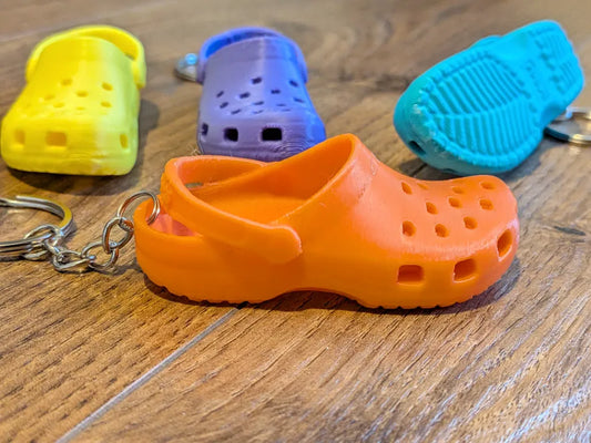 Crocs Shoe Badge Reel Charm Key Chain