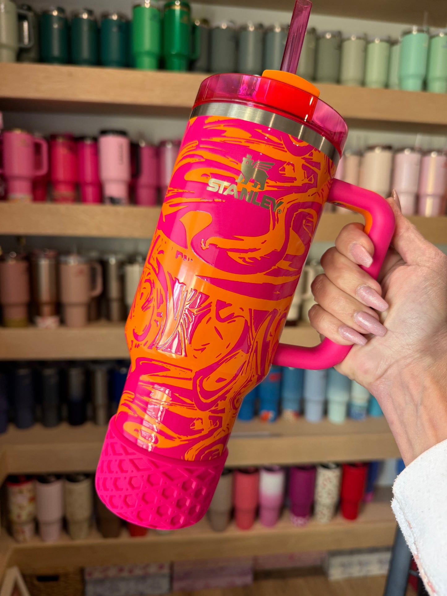 COSMO PINK WAFFLE Tumbler Boot