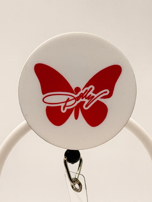 Dolly Funny ER ICU Nurse Badge Reel
