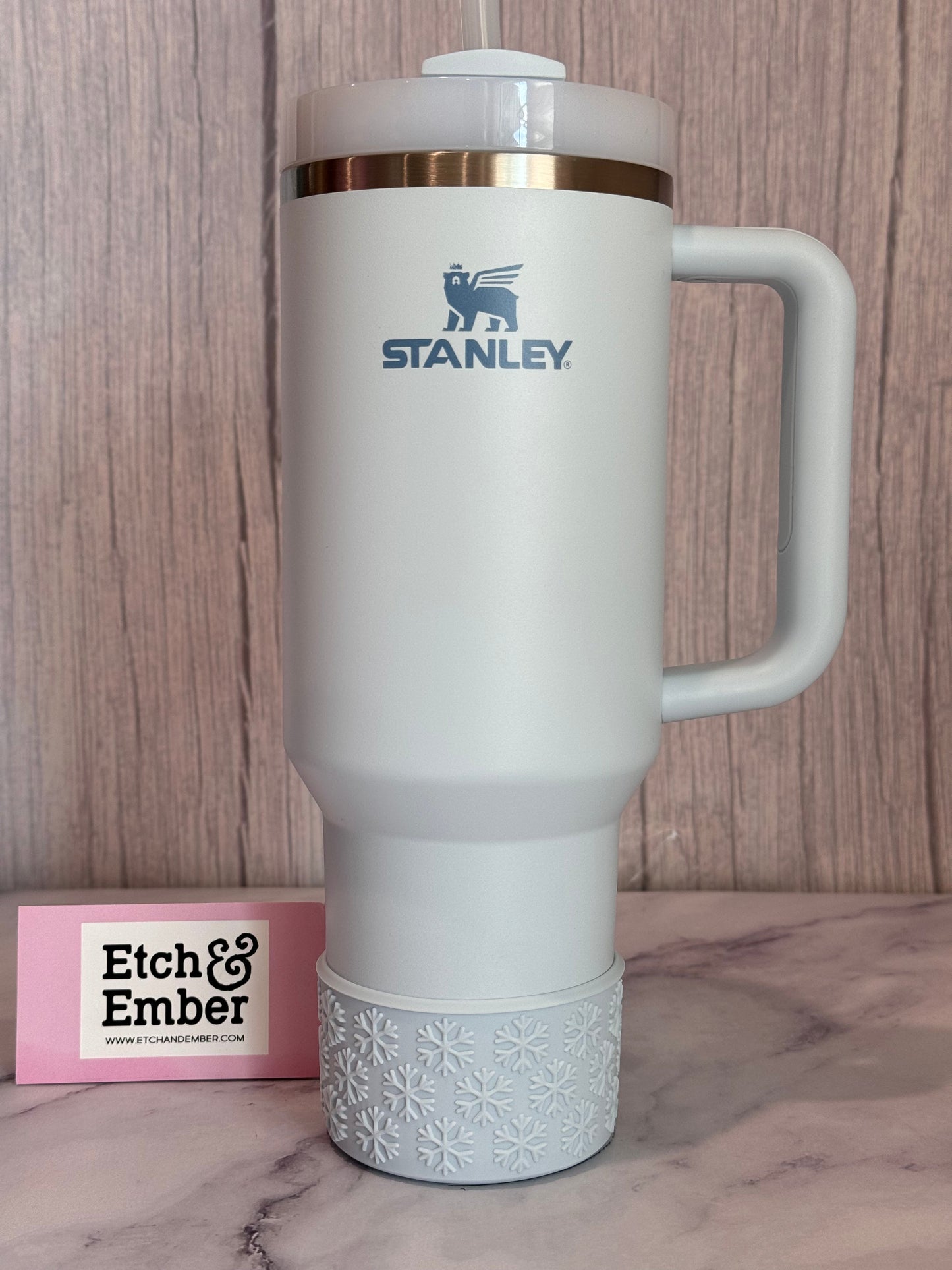 ICE BLUE SNOWFLAKES Tumbler Boot