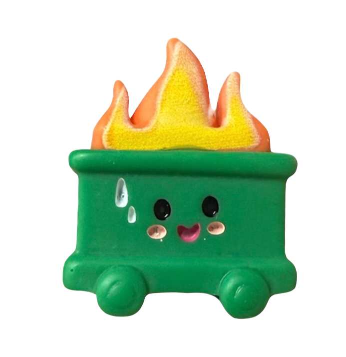 Dumpster Fire 3D GlamClip