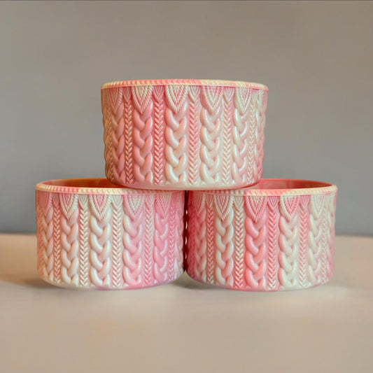 KOREA PINK MACRAME Tumbler Boot