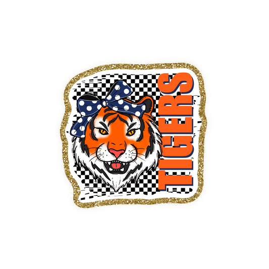 Auburn Football Iron On Glitter Sports Patch