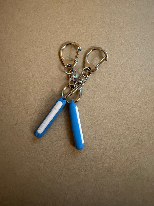 Purewick Cooter Canoe Badge Reel Charm Key Chain