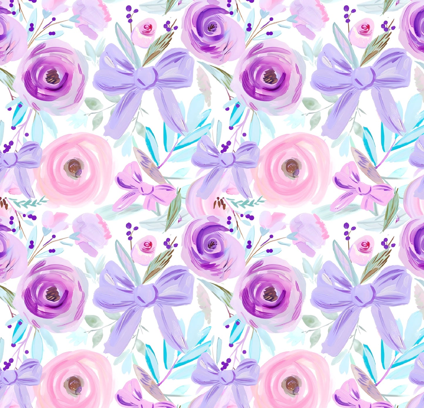 GlamCard™ Purple Floral Coquette Shoe (Croc) Charm