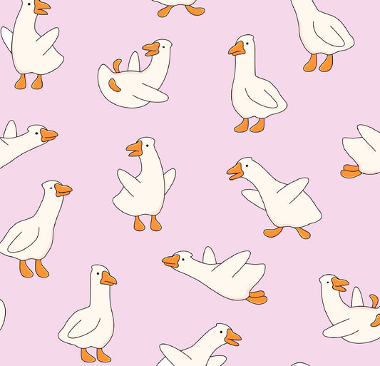 GlamCard™ Pink Silly Goose Shoe (Croc) Charm