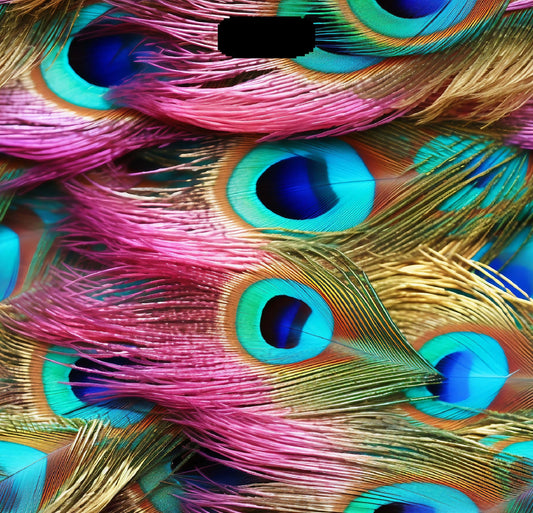 GlamCard™ Peacock Feathers Shoe (Croc) Charm
