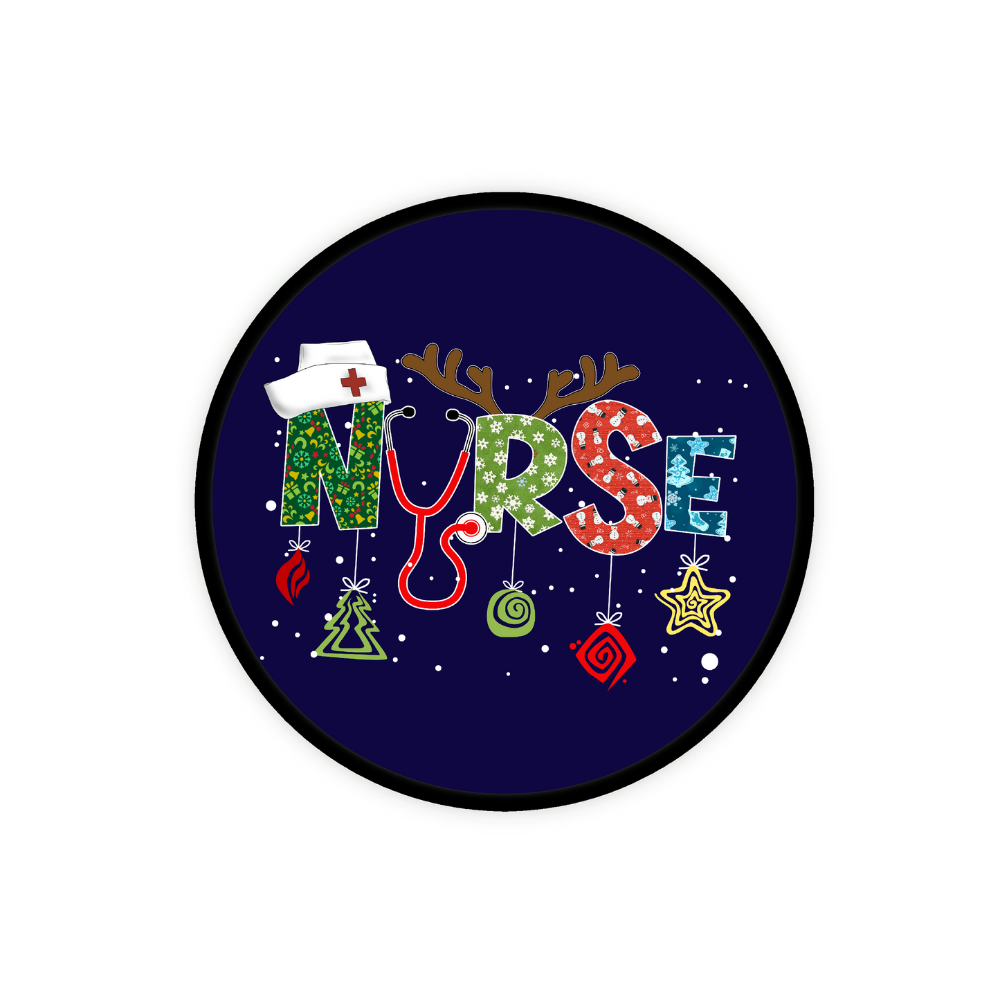 Nurse Christmas GlamClip