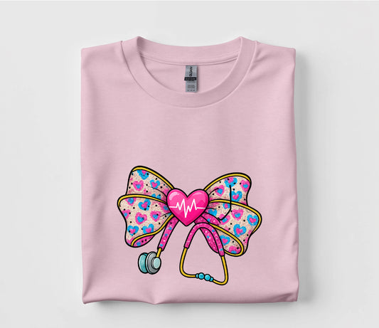 Coquette Stethoscope Nurse T Shirt T Shirt