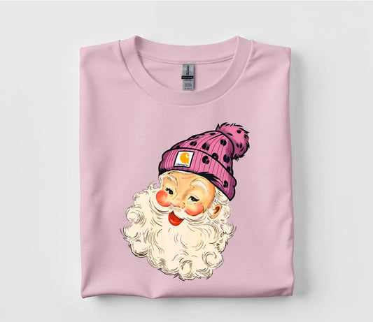 Bougie Carhartt Santa Christmas T Shirt
