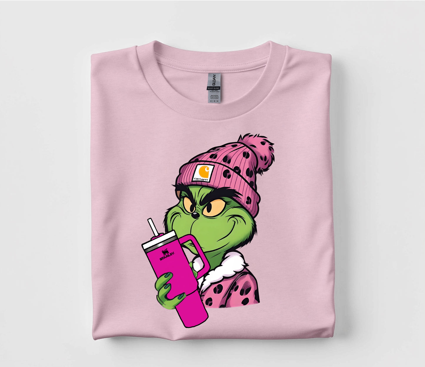 Bougie Carhartt Grinch Christmas T Shirt
