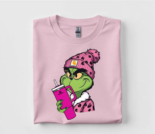 Bougie Carhartt Grinch Christmas T Shirt