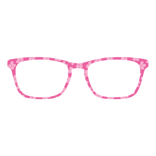 Pink Fleur Pair Eyewear Topper