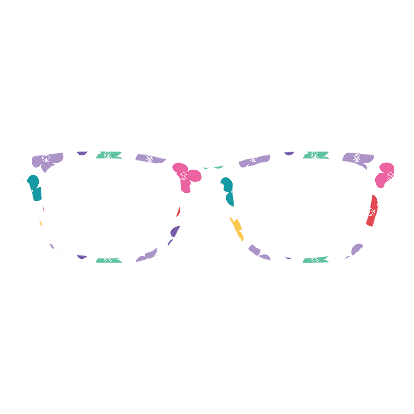 Multi Fleur Pair Eyewear Topper