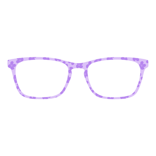 Purple Fleur Pair Eyewear Topper