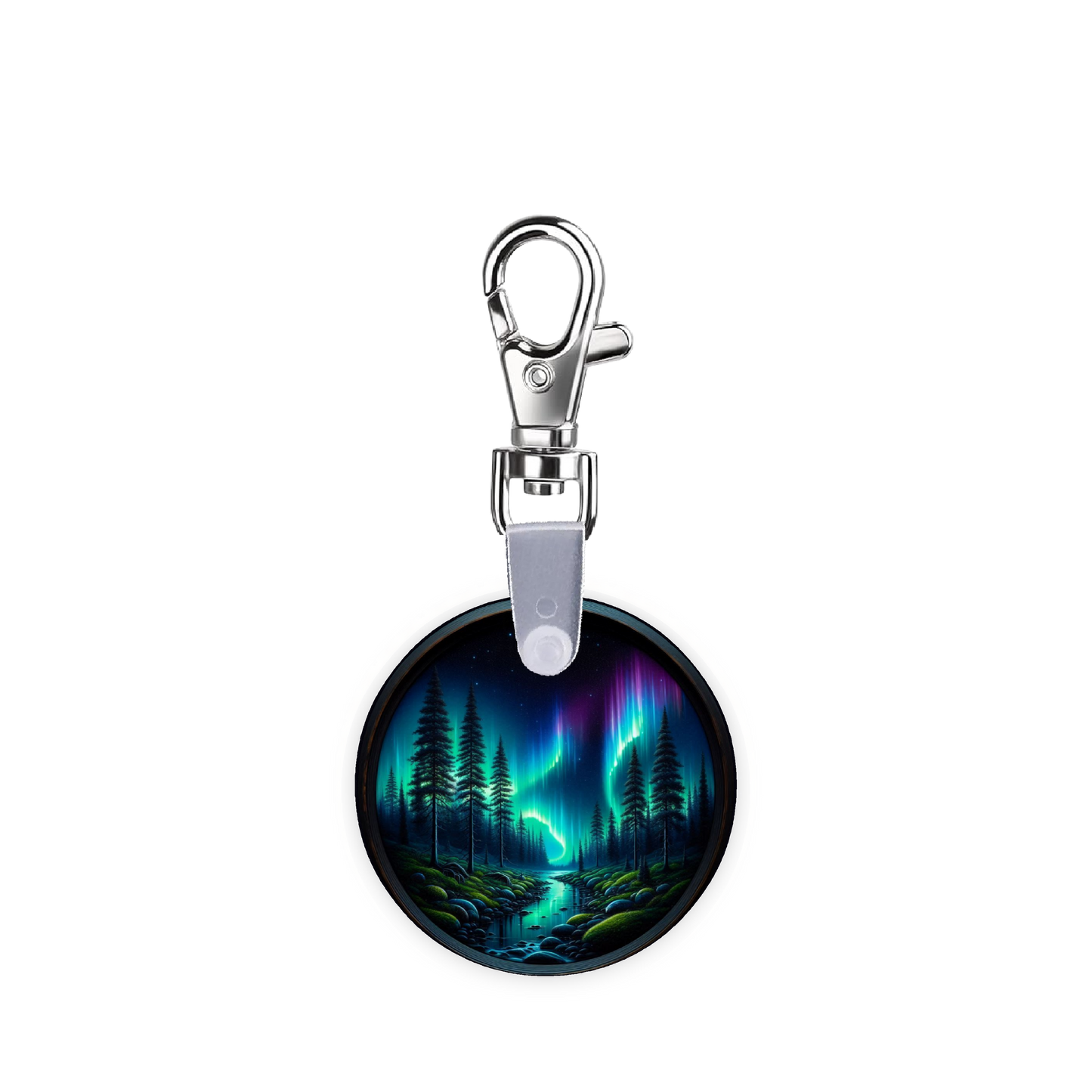 Northern Lights Smart CodeClip Keychain