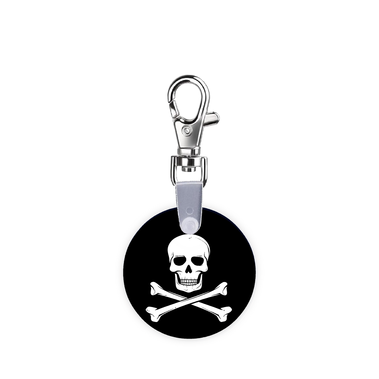 Pirate Skull And Crossbones Smart CodeClip Keychain