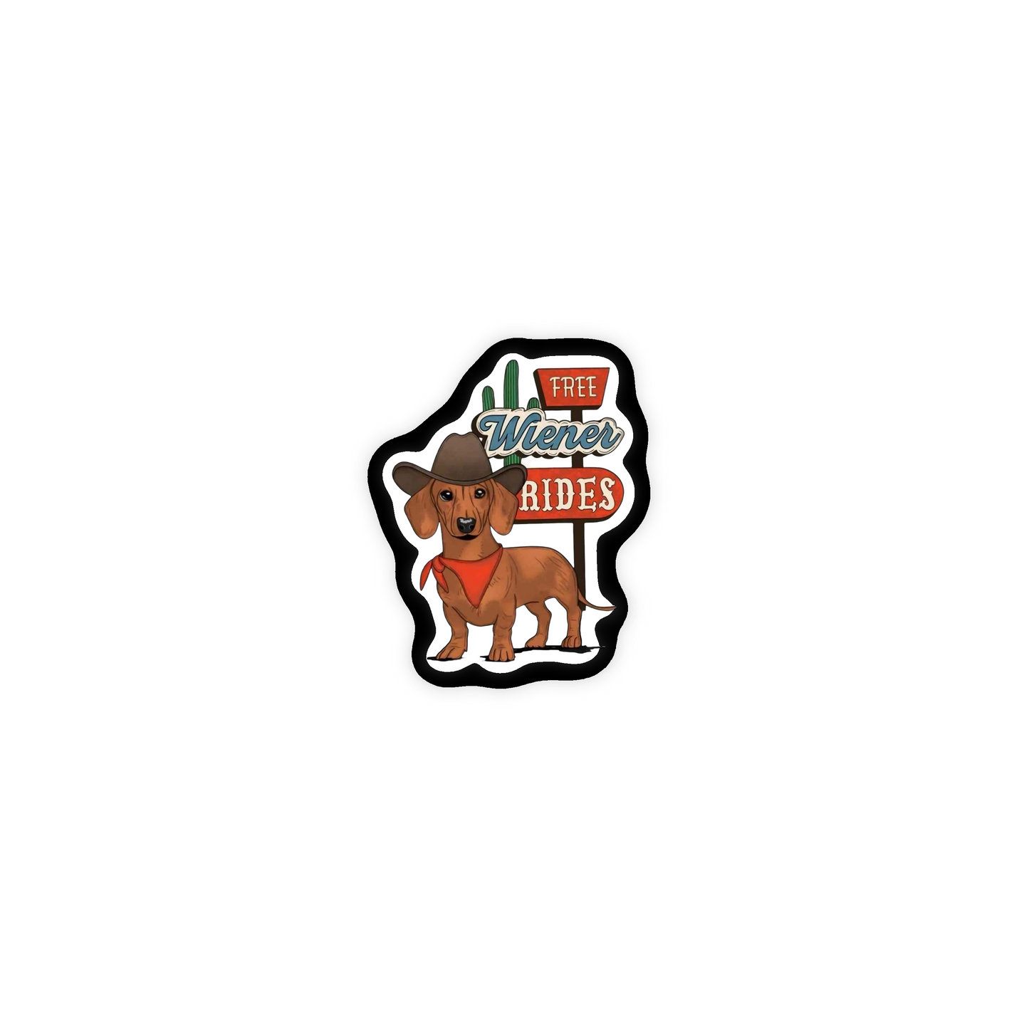 Free Wiener Rides Iron On Glitter Pop Culture Patch