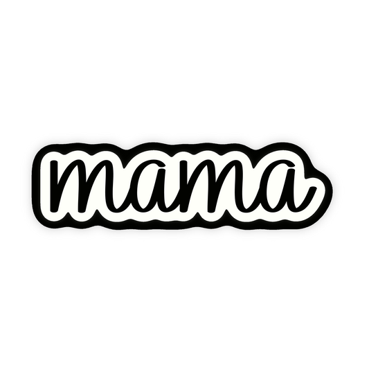 Mama Iron On Glitter Pop Culture Patch